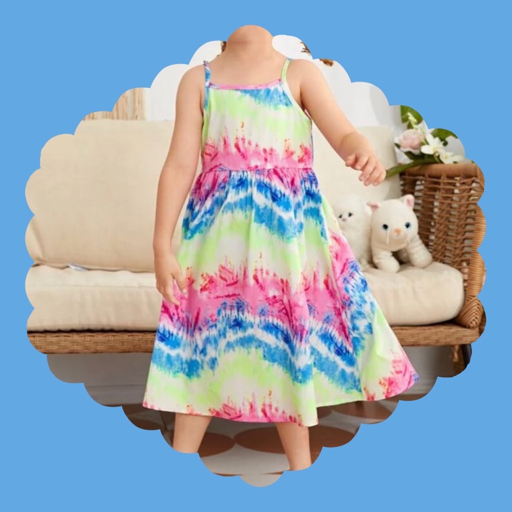 Girls Tie-dye dress